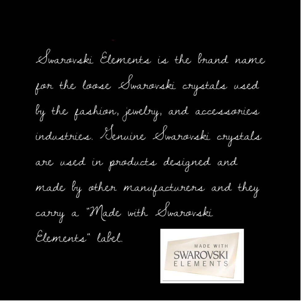 Handcrafted earrings with Swarovski crystal #206 - Picture 4 of 4